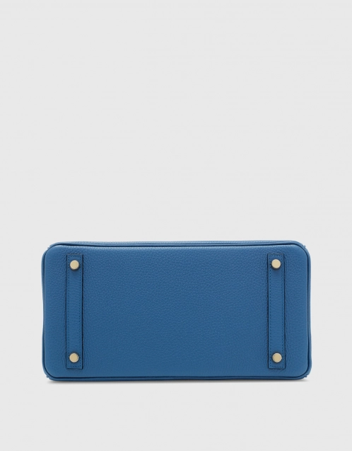 Hermes birkin 30cm real togo leather Navy blue, Luxury, Bags