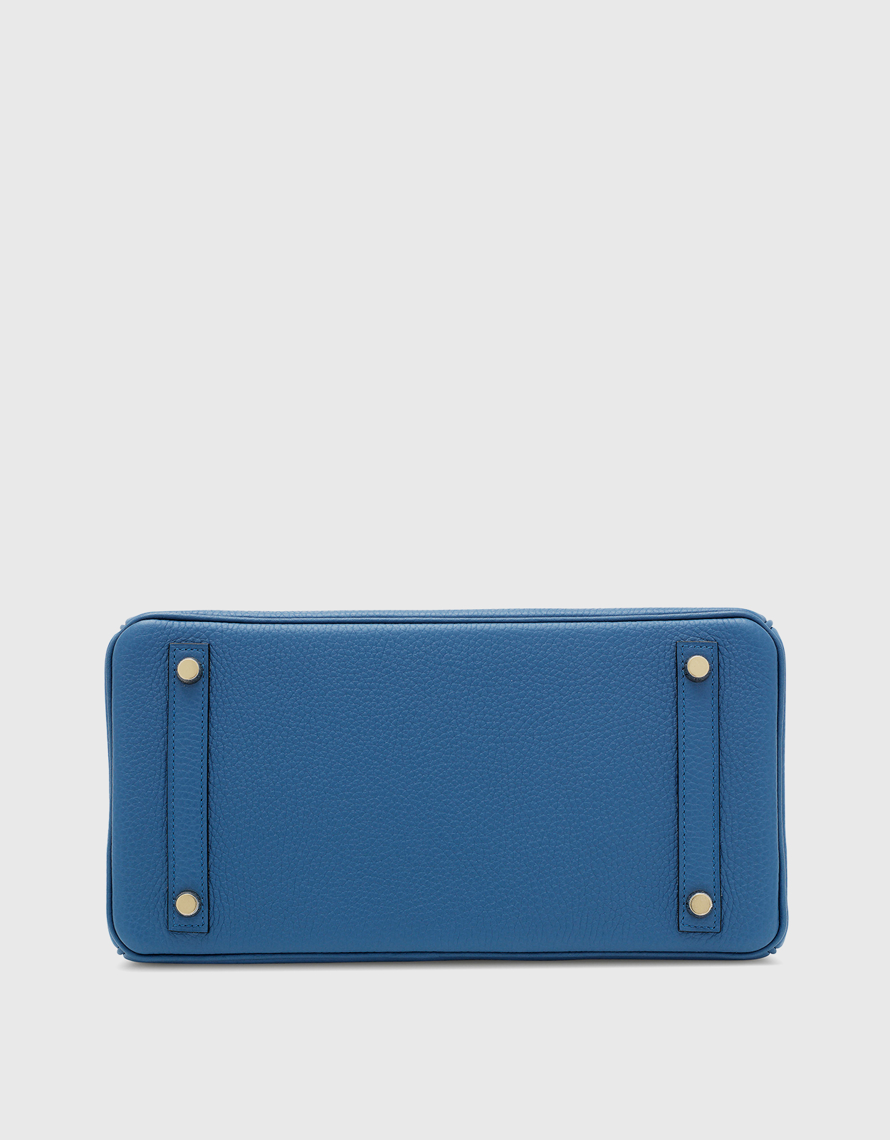 Hermès - Hermès Birkin 30 Taurillon Clemence Leather Handbag-Bleu Agate Gold Hardware