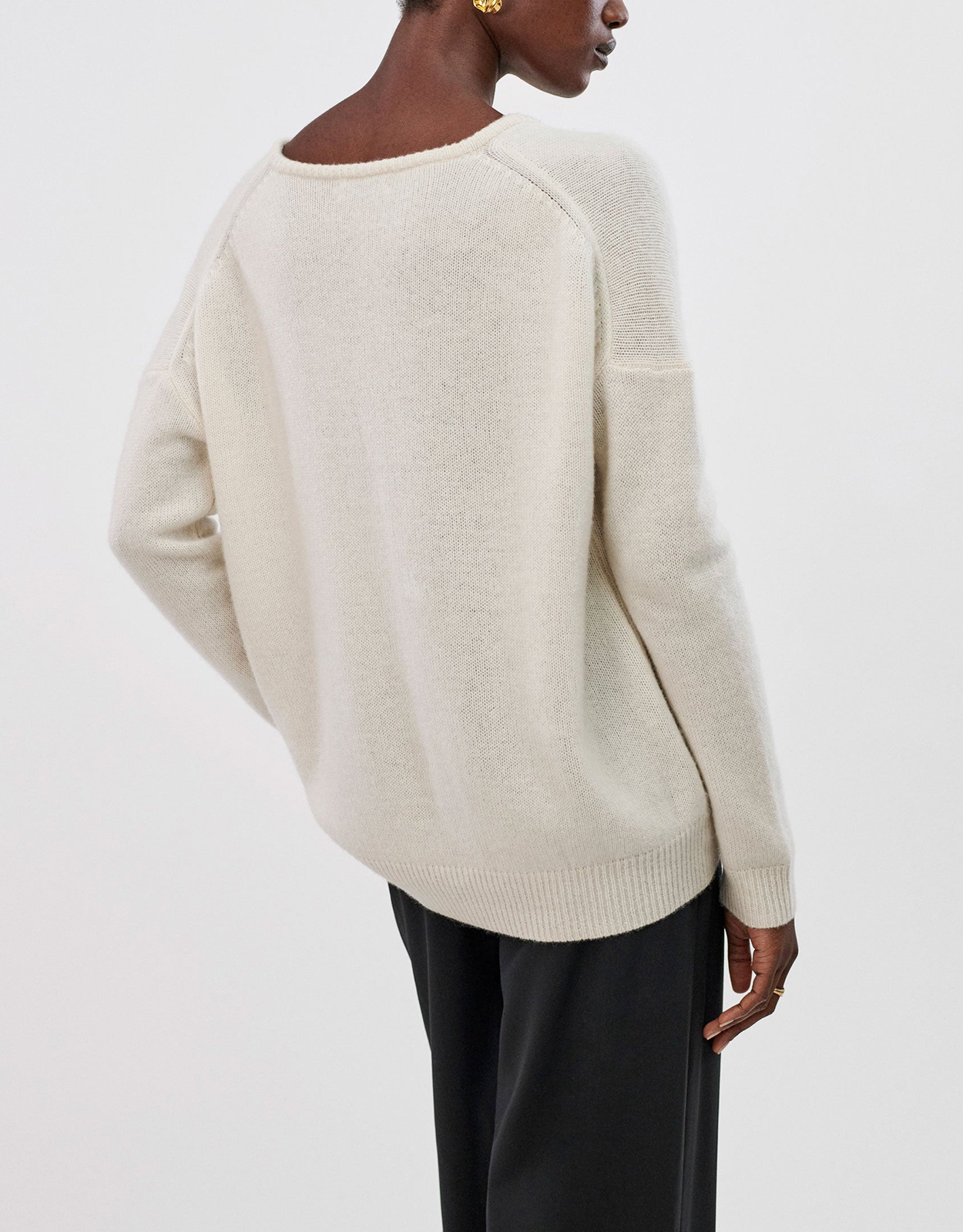 Co V-Neck Cashmere Sweater (Knitwear,Sweaters) IFCHIC.COM