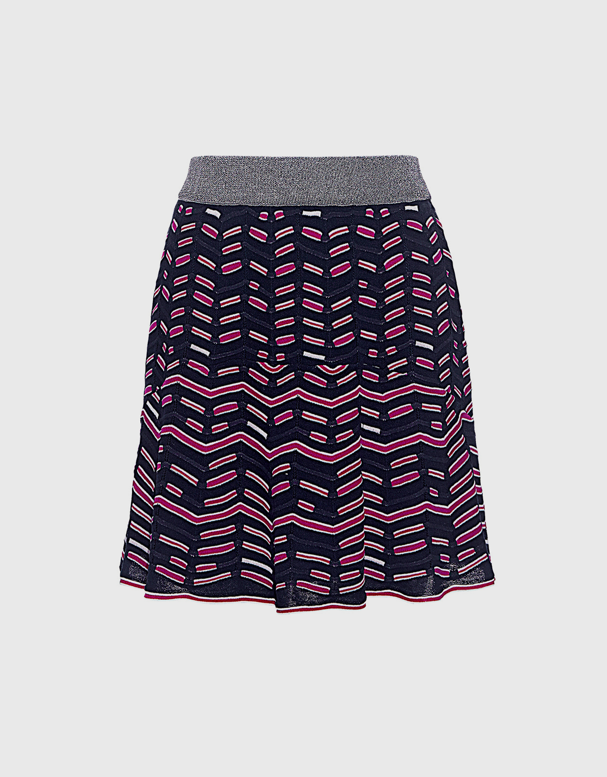 missoni metallic knit skirt