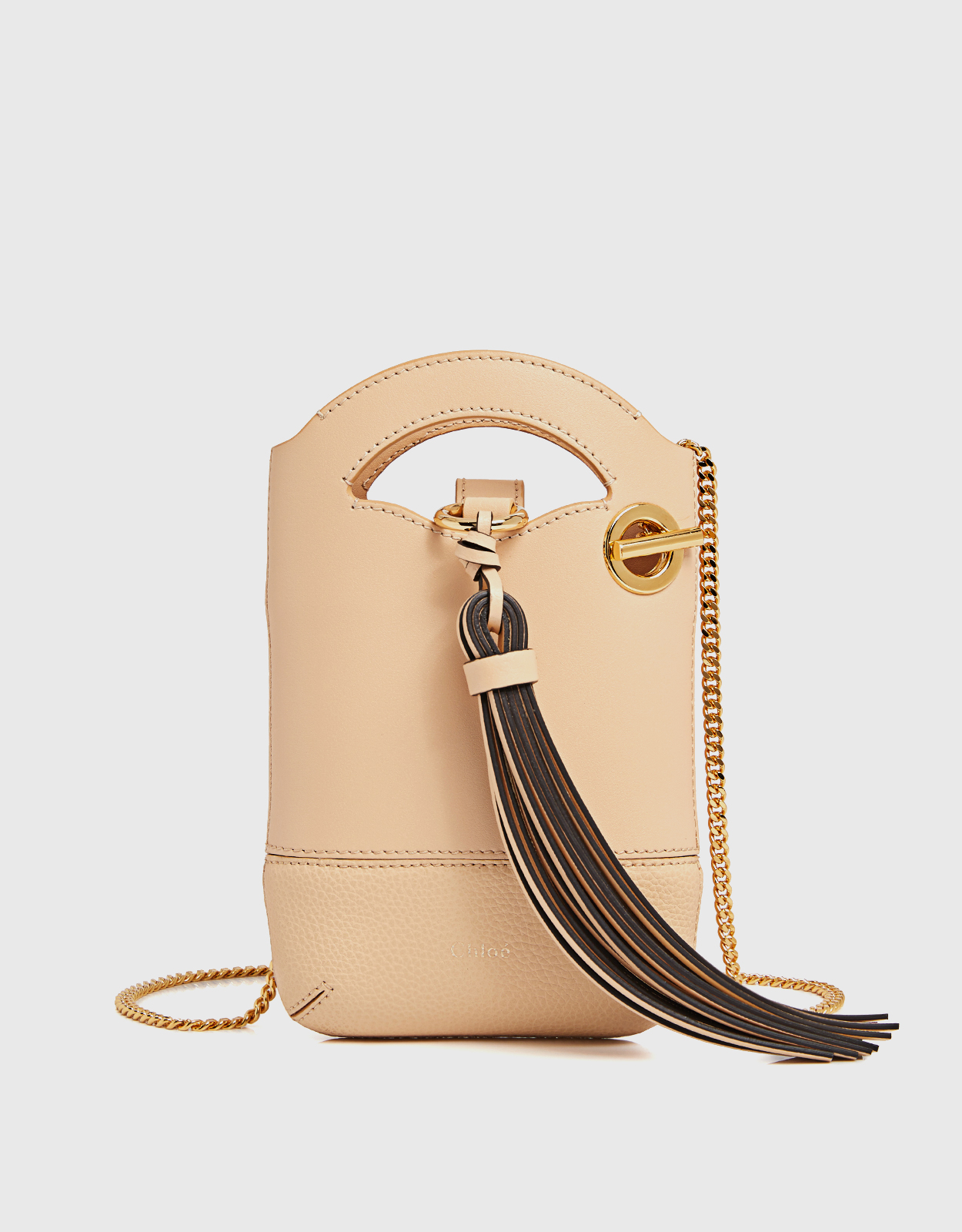 Chloé - Walden Leather Phone Pouch - Womens - Tan