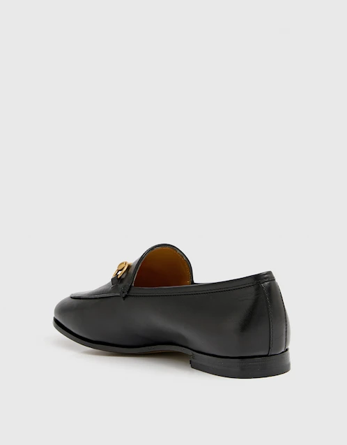 Gucci Gucci Jordaan Leather Loafers (Flats,Loafers) IFCHIC.COM