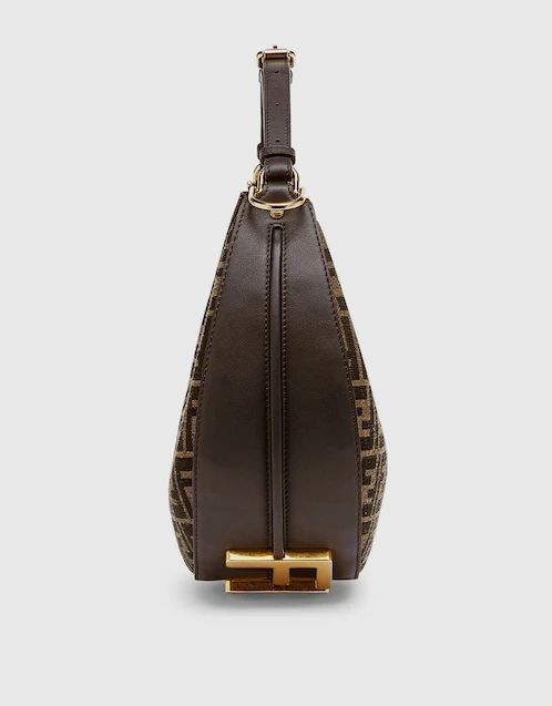 small Fendigraphy leather shoulder bag, FENDI