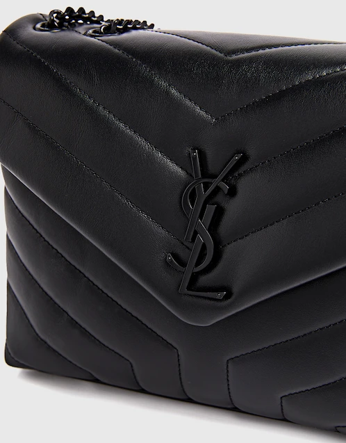 Saint Laurent Loulou Puffer Medium Quilted Leather Shoulder Bag - Women - Black Shoulder Bags