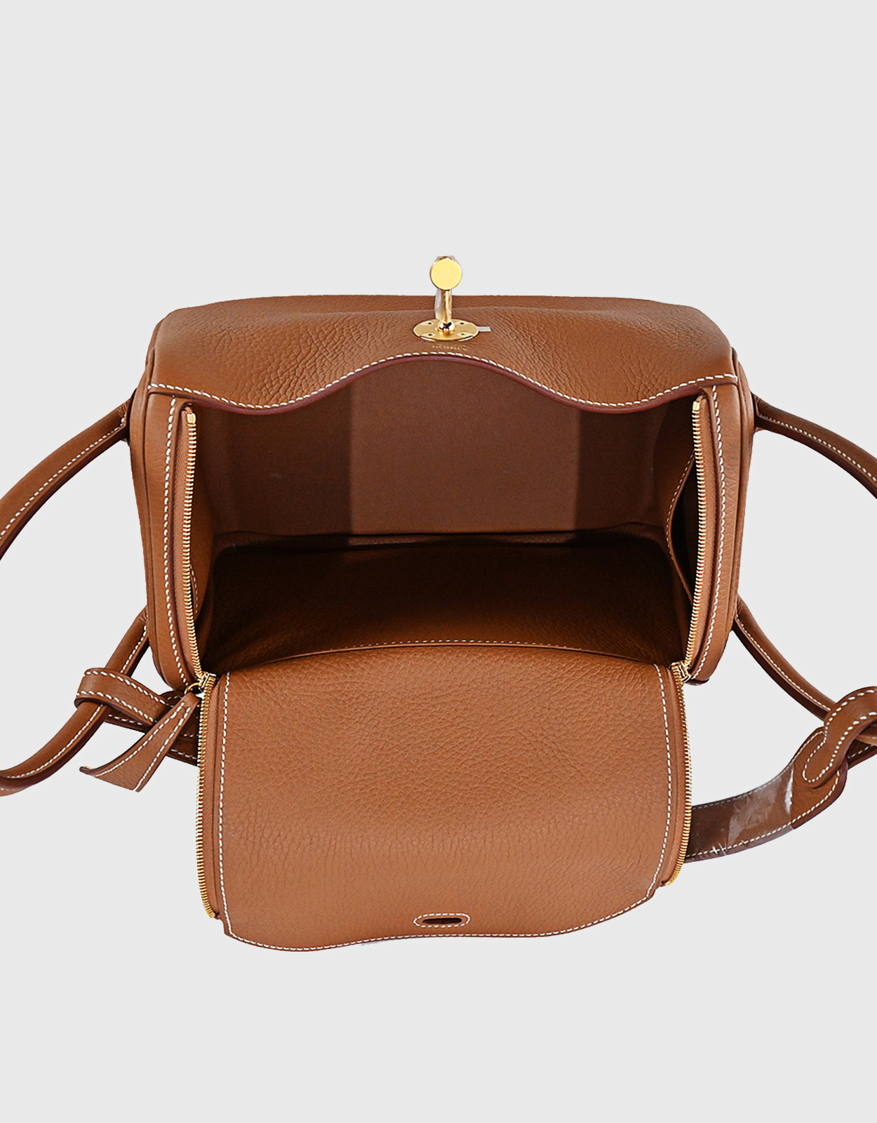 HERMÈS Paris Gold taurillon leather bag, model market …