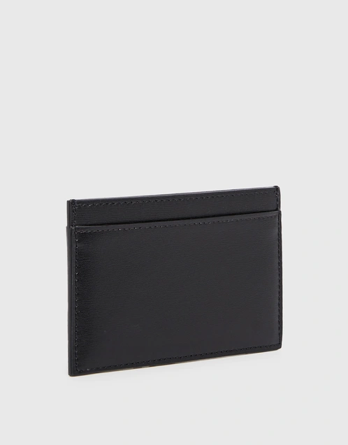 Celine Homme - Men - Full-Grain Leather Zipped Cardholder Black