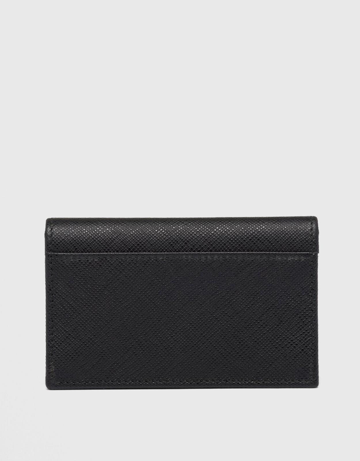 Leather card wallet Prada Black in Leather - 33914885