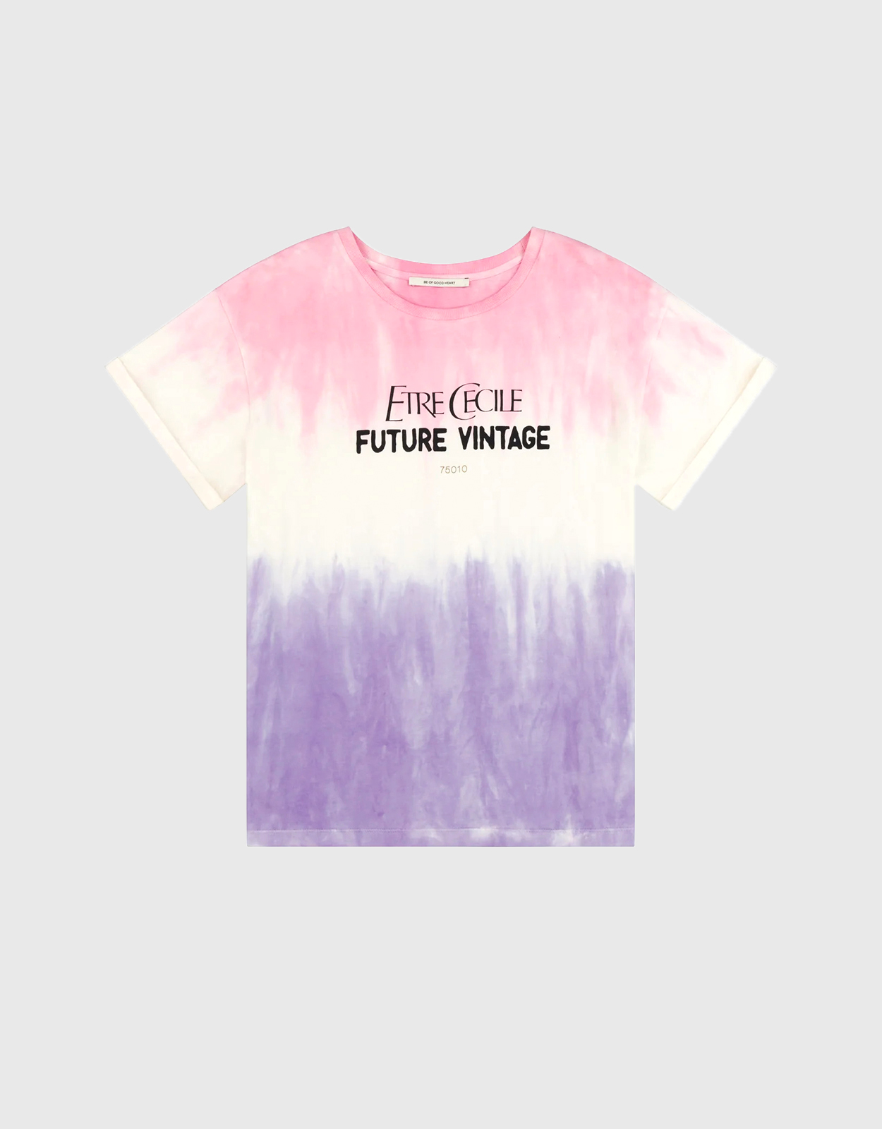 T-Shirt-Lavender Cecile Etre Dye Être (Tops,T-shirts) Cécile Tie Future Vintage Oversize