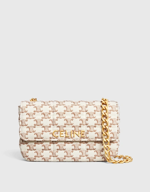 Celine Triomphe Chain Shoulder Bag