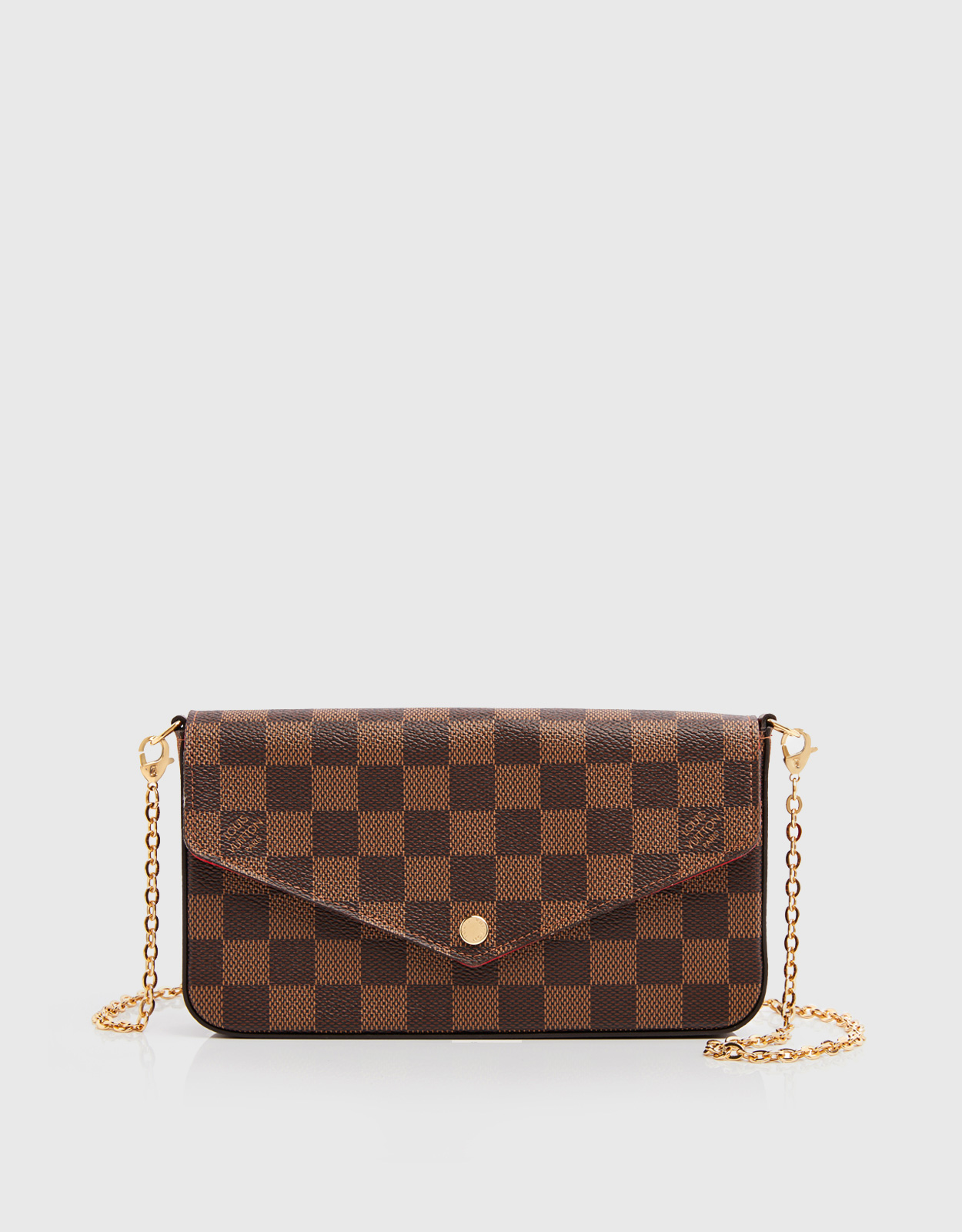 Louis Vuitton Pochette Felicie Damier Canvas Wallet On Chian Small Leather Goods,Wallets) IFCHIC.COM