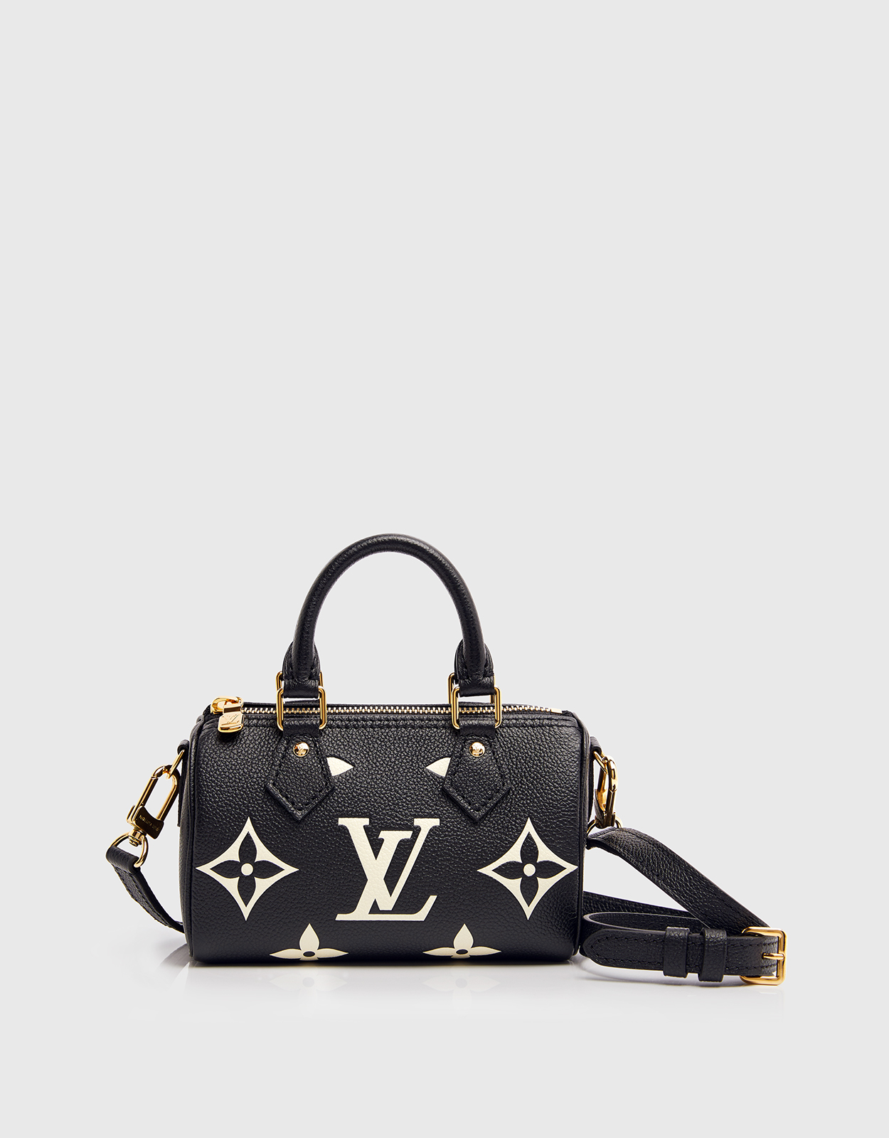 Louis Vuitton LV x YK Nano Speedy Black/White Monogram Empreinte