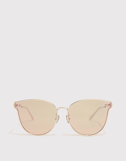 Bottega Veneta Mirrored Cat-eye Sunglasses (Sunglasses,Cat Eye