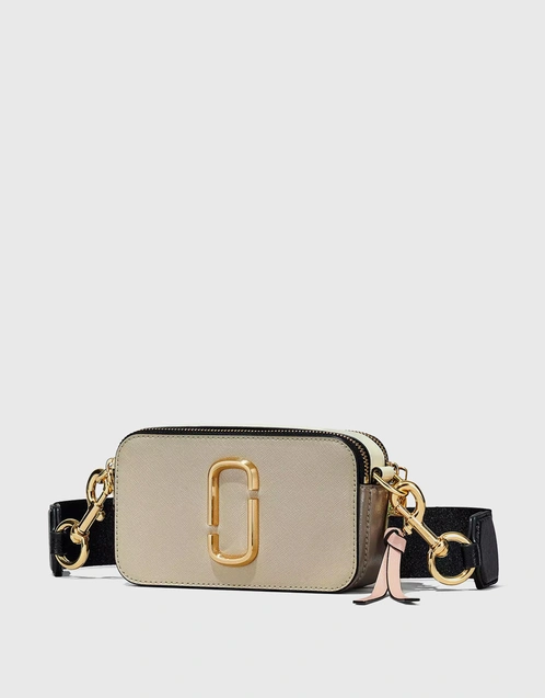 Marc Jacobs Snapshot Bag In Khaki Color Leather