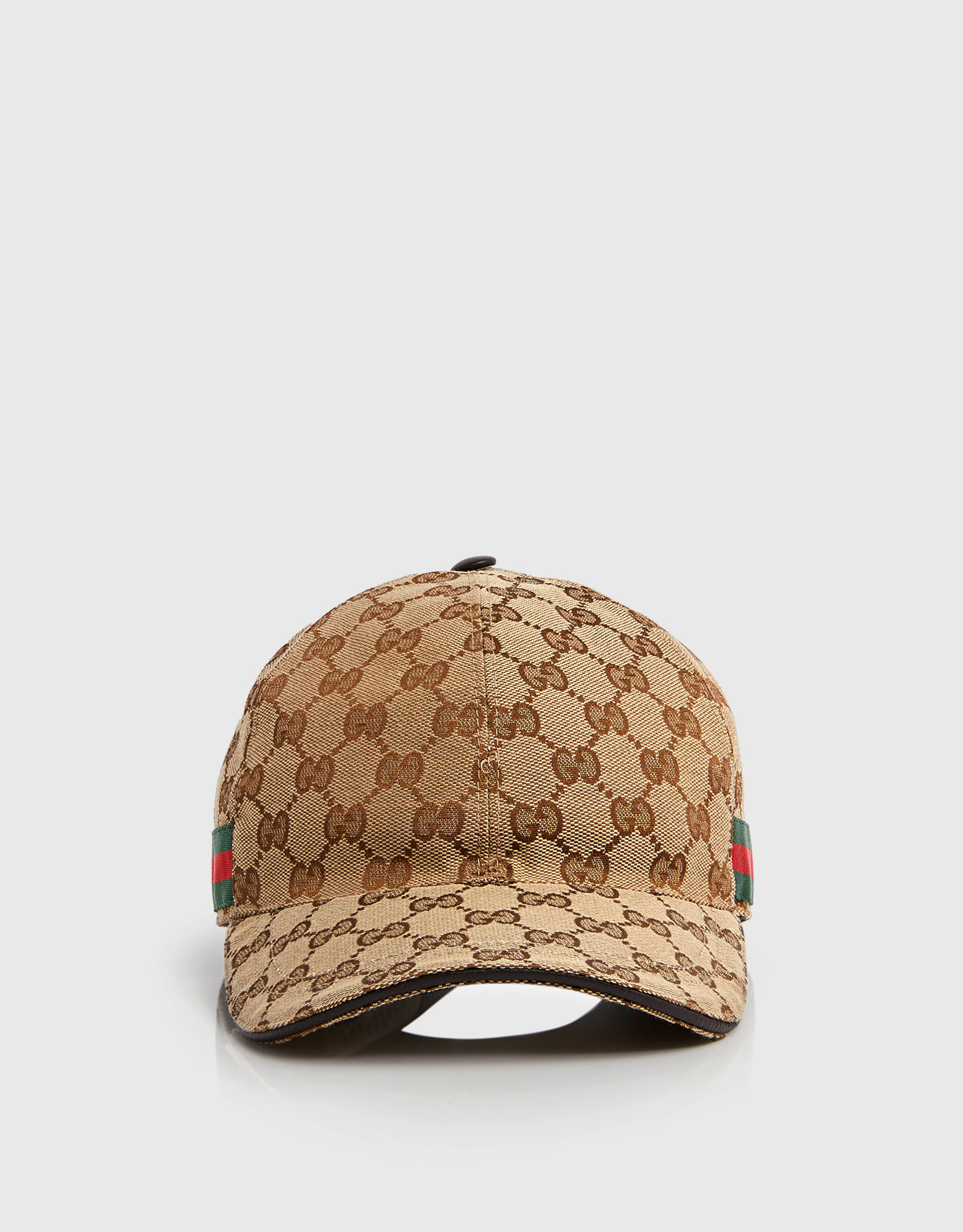 GG-Supreme cotton-blend baseball cap | Gucci