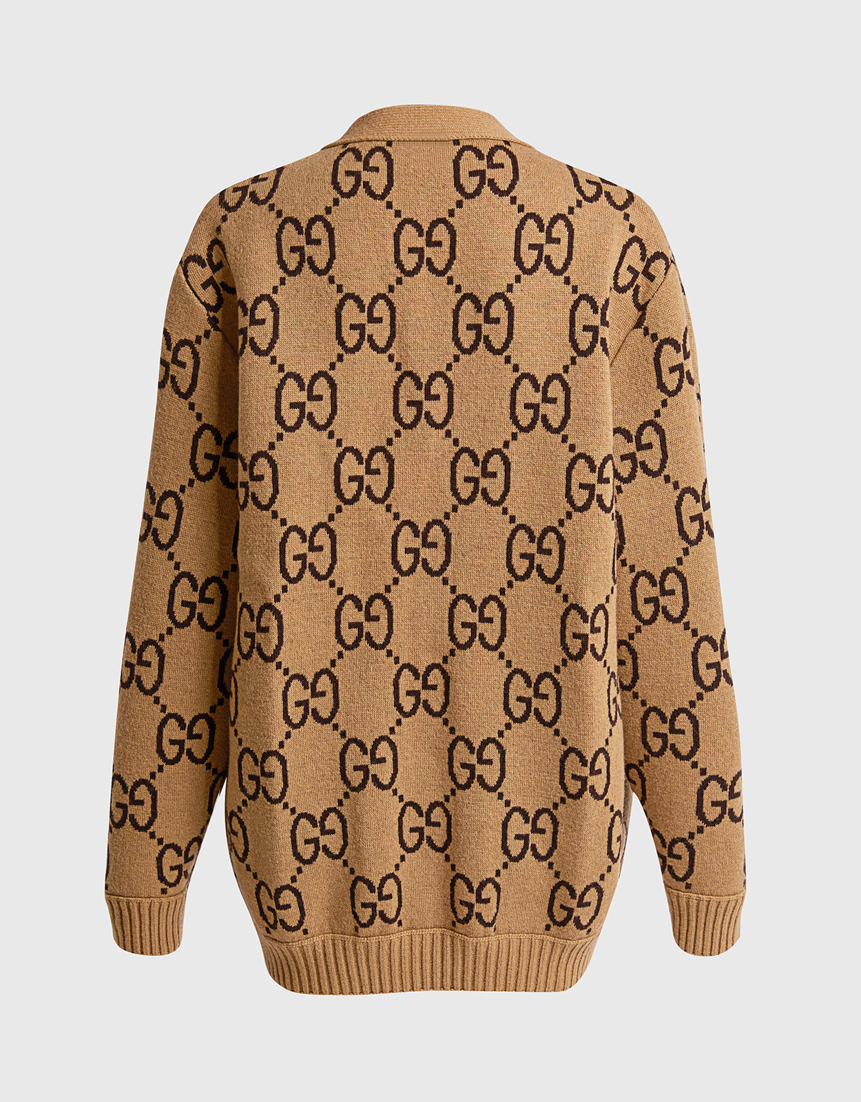 Gucci Reversible GG Knit Wool Cardigan (Knitwear,Cardigans) IFCHIC.COM