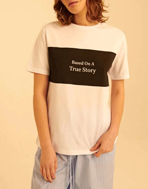 (Tops,Short Sleeved) Être Based Story True A Cécile On Classic T-Shirt