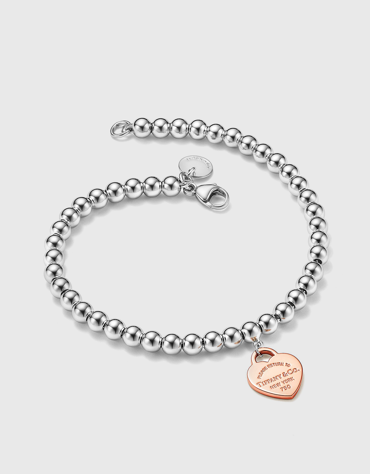 Return to Tiffany Mini Heart Tag Bead Bracelet – Chicago Pawners & Jewelers