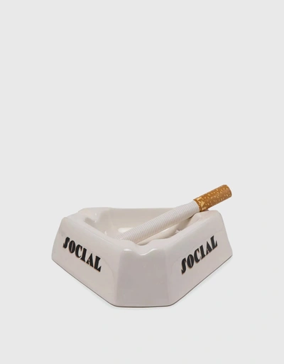 Seletti x Diesel Living Social Smoker porcelain serving plate 36cm