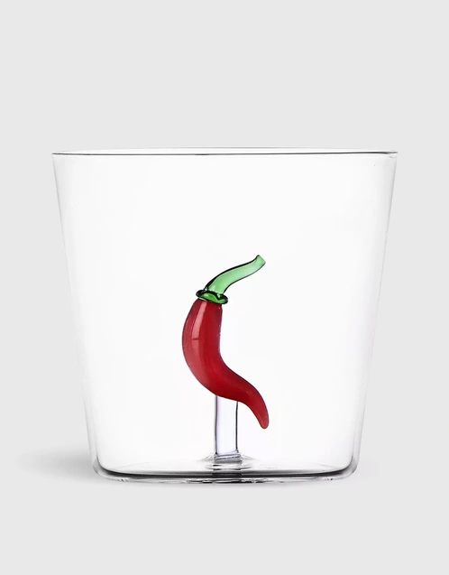Vegetables Chili Pepper borosilicate-glass tumbler