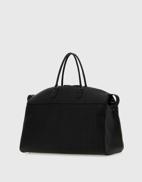 The Row Calfskin Leather Oversized Utilitarian Luggage Bag