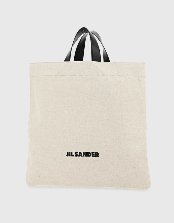 Jil Sander Canvas Shopping Bag
