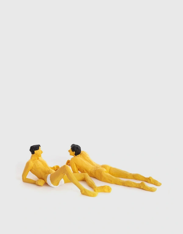 Seletti Love Is A Verb Jean And Jean Resin statuettes Set Of Two
