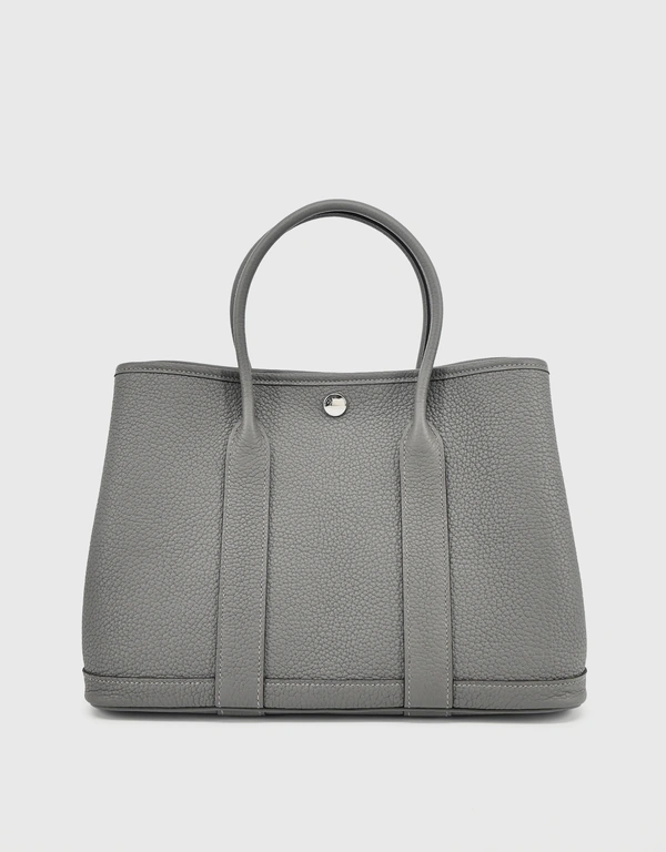 Hermès Hermès Garden Party 30 Negonda Leather Handbag-Gris Meyer Silver Hardware