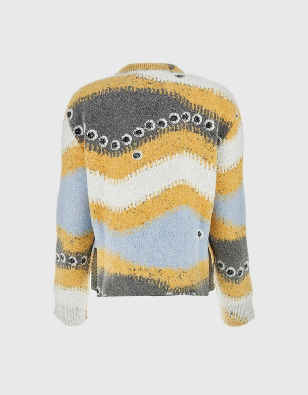 Loewe Wool Blend Jacquard Sweater