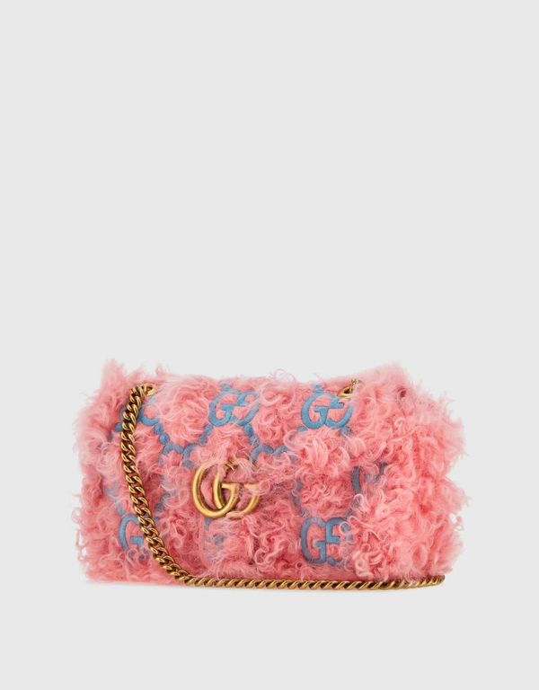Gucci GG Marmont Embroidered Shoulder Bag