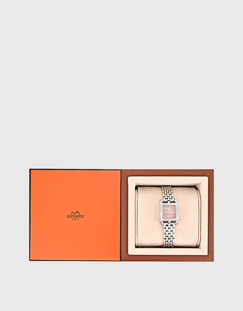 Hermès Cape Cod 31mm 錨鍊圖案女仕腕錶-Lilac