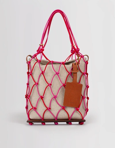 Interwoven-Design Tote Bag