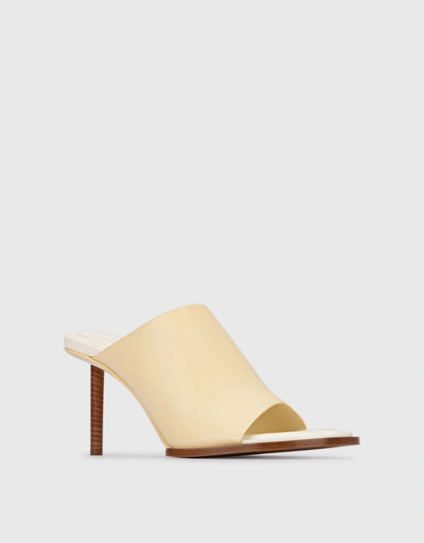 Jacquemus Les ミュール Rond Carré Calfskin ミュール