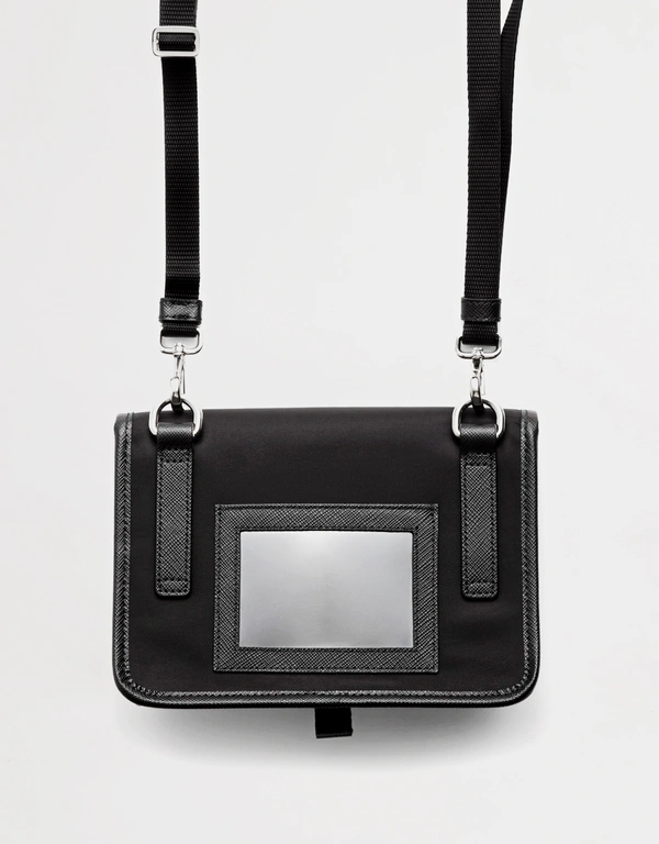 Prada Re-Nylon And Saffiano Leather Smartphone Case