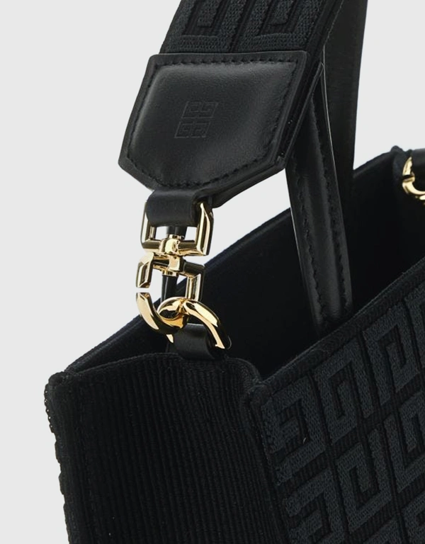 Givenchy G-Tote Mini Canvas 4G Logo Embroidery Tote Bag