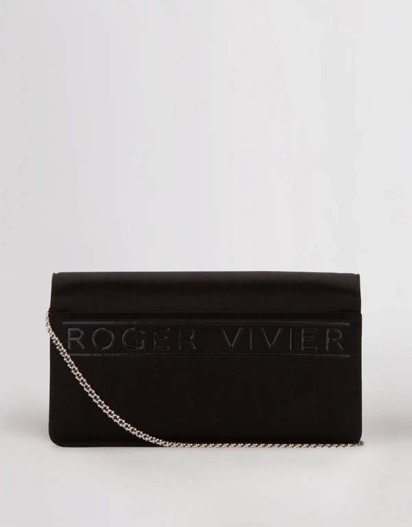 Roger Vivier Viv' Choc Jewel Satin Mini Crossbody Bag