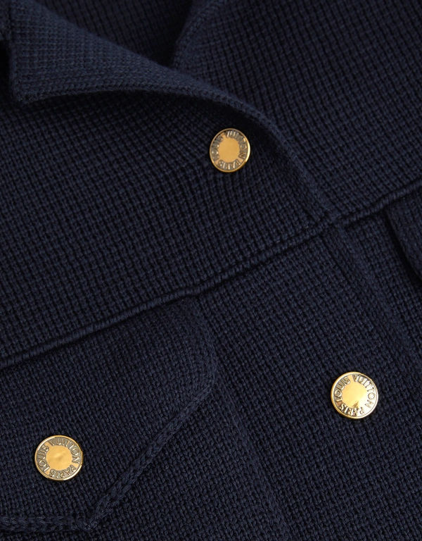 Louis Vuitton Knit Cropped Jacket