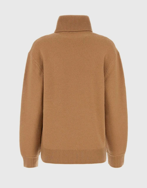 Wool Oversize Turtleneck Sweater