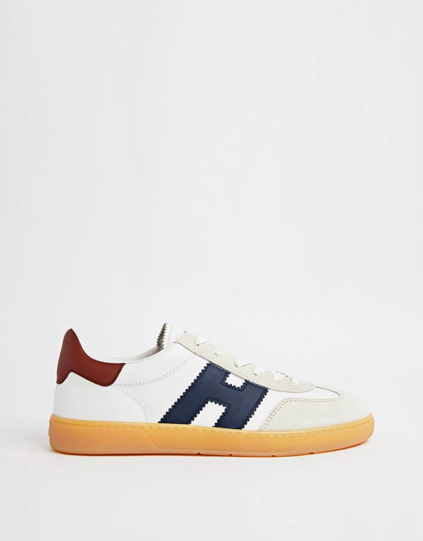 Hogan Cool Retro Leather Lace-Up Sneakers