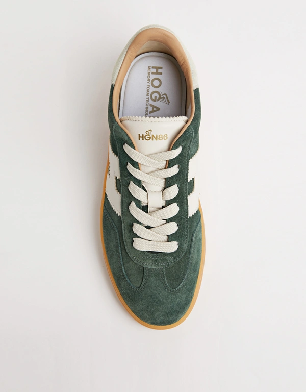 Hogan Cool Retro Leather Lace-Up Sneakers