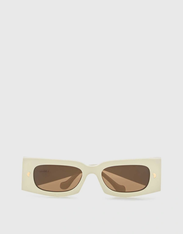 Nanushka Fenna Squared Frame Sunglasses