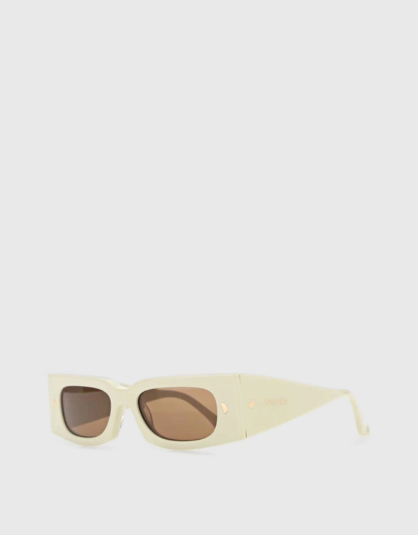 Nanushka Fenna Squared Frame Sunglasses