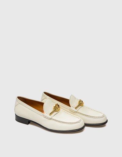 VLogo Calf Leather Slip-On Loafers