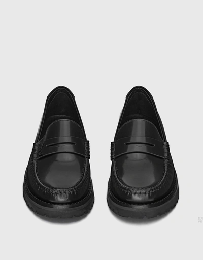 Le Loafer Calfskin Leather Mid-Heeled Loafers