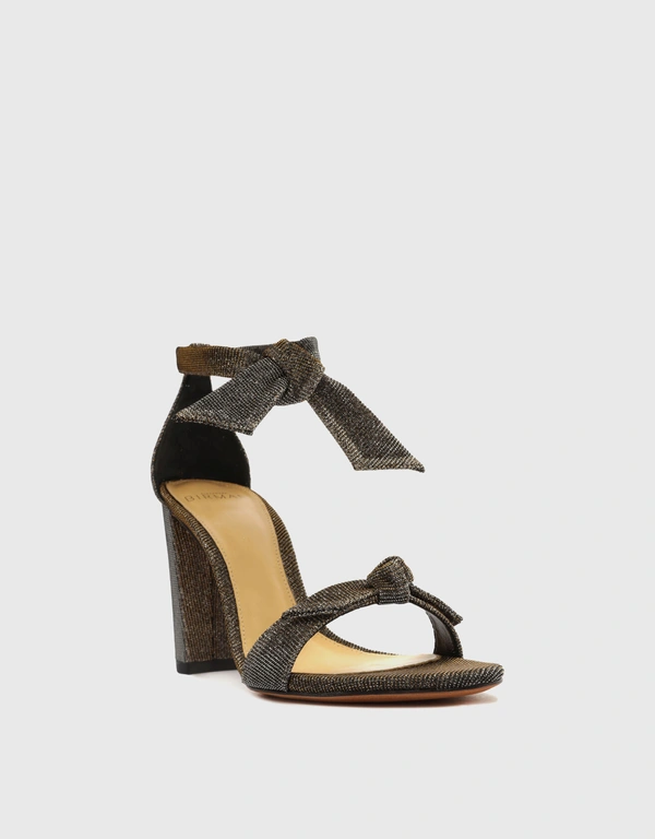Alexandre Birman Clarita Notturno Fabric High Heel Sandals