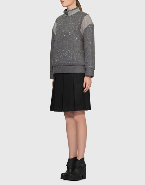 Louis Vuitton Monogram Jacquard Neoprene Sweatshirt