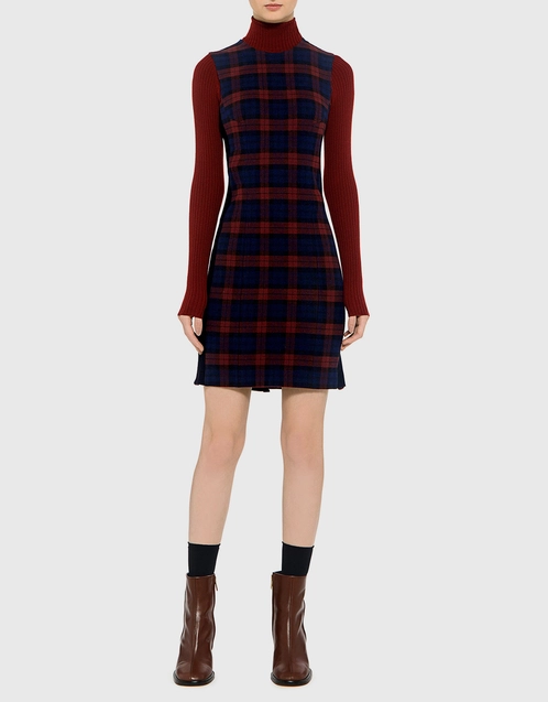 Abigail Sweater Dress - Cliffside Plaid - Hatley US
