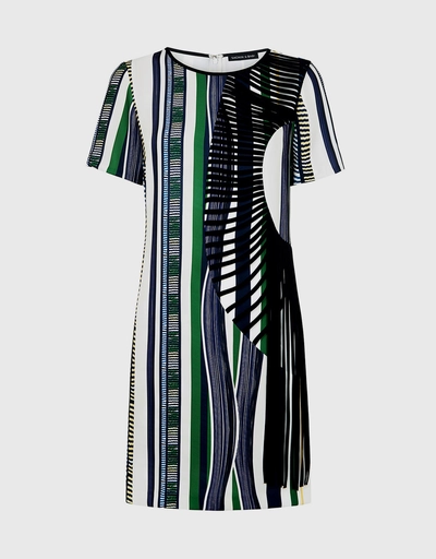 Dorca Embellished Striped ミニ Dress
