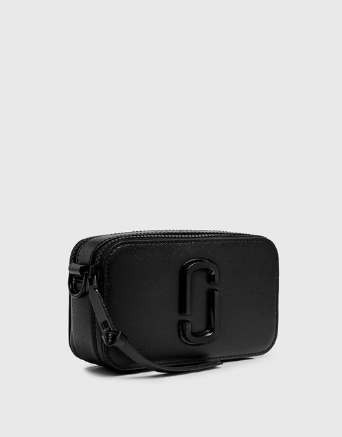 Marc Jacobs The Snapshot DTM Black Leather Camera Bag