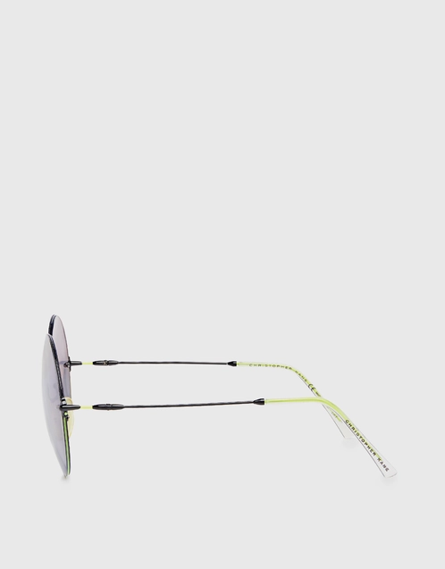 Christopher Kane Transparent Square Sunglasses (Sunglasses