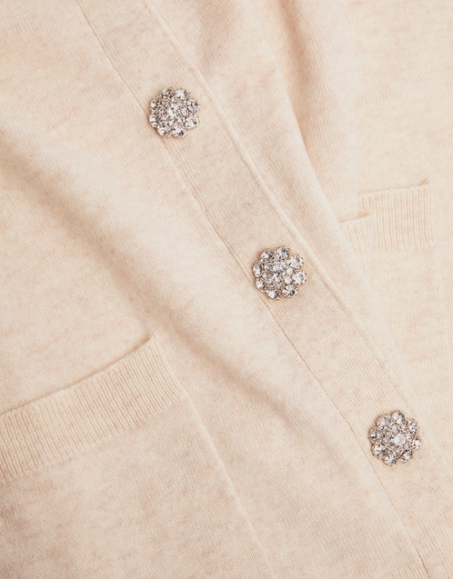 Ganni Embellished Cashmere Vest (Knitwear,Cardigans) IFCHIC.COM